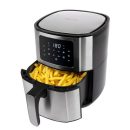 Friteuse à air chaud 5,5L avec écran tactile -7 programmes- PC-FR 1239 H-Noir-Argent