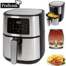 Friteuse à air chaud 5,5L avec écran tactile -7 programmes- PC-FR 1239 H-Noir-Argent