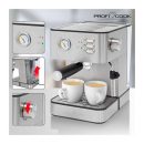 Proficook Machine A Café A Bras - 20 bars 850 W Avec Aiguille De Température - PCES1209