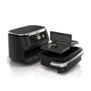 Ninja Friteuse Sans Huile Grand Bac 10,4L Avec Posibilite Separation On Deux Zone AF500