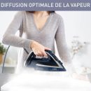 Calor Fer à Repasser Vapeur Ultragliss Anti Calc Plus -2800 W -6830-BLEU/SILVER
