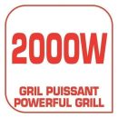 Tefal Grille Viande Multifonctions Inicio Grill Adjust - Gc242D12 - 2000 W - Gris