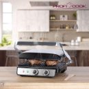 Proficook Grill électrique -& Panineuse Thermostat réglable - 2000 Watts -PC-KG 1029