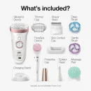 Braun Epilateur Silk-épil Beauty Set 9-985, beauty set 8 accessoires