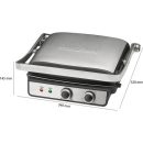 Proficook Grill électrique -& Panineuse Thermostat réglable - 2000 Watts -PC-KG 1029