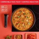 Tefal Ingenio Batterie de cuisine 20 pièces, Poêles, Casseroles, 2 poignées amovibles, Induction