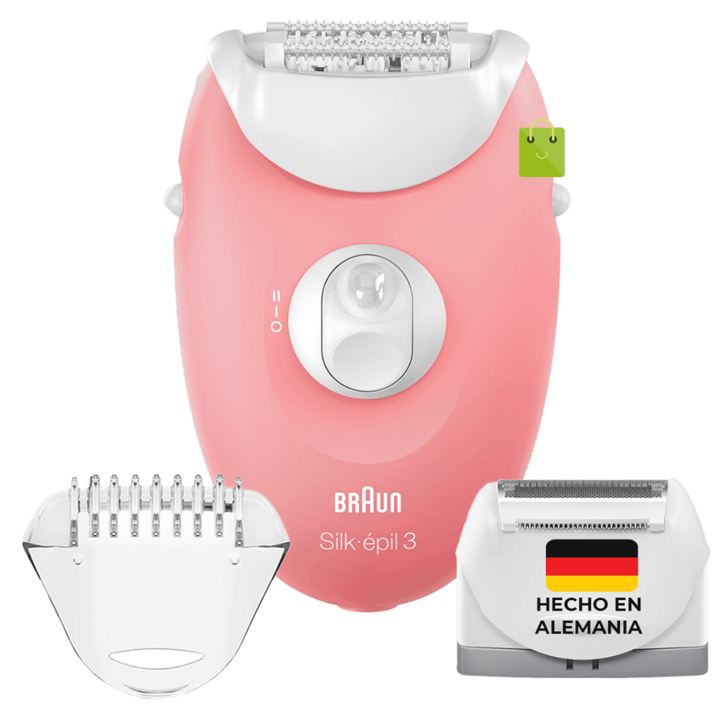 Épilateur 2en1 Avec Technologie SoftLift Tips Et 3 Accessoires Braun Silk-épil 3 3-440 – Image 4