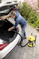 منفاخ كارشر - WD3 Premium مكنسة كهربائية متعددKarcher Aspirateur Souffleur - Wd3 Premium multi purpose vacuum Cleaner- - 1000 W - Jaune/Inox