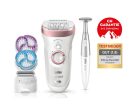 Braun Épilateur Braun Silk-épil 9/980 SkinSpa SensoSmart™ Or rose - Système 4 en 1 épilation