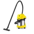 منفاخ كارشر - WD3 Premium مكنسة كهربائية متعددKarcher Aspirateur Souffleur - Wd3 Premium multi purpose vacuum Cleaner- - 1000 W - Jaune/Inox