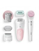 Braun Épilateur Silk-épil Séries 5 SensoSmart™ Wet & Dry avec 3 Accéssoires - SE5875BS