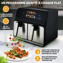 Proficook Friteuse Air Fryer sans huile a air chaud 8L 2200W Double Tiroirs