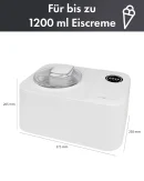 Sorbetière Électrique 1.2l 110w Clatronic ICM 3784